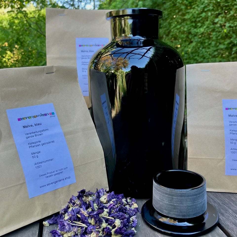 Bundle 2 MIRON Violettglas mit Malve blau Premium-Set