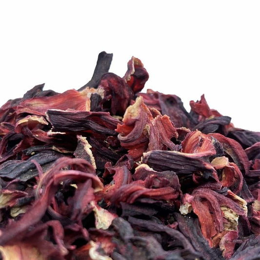 Ganze getrocknete Hibiskusblüten für Naturfarben