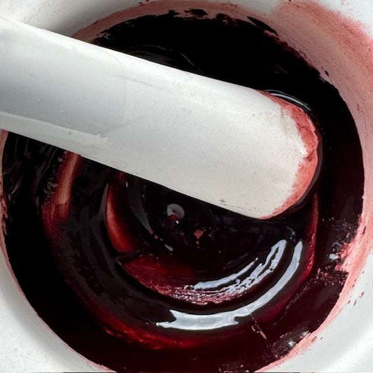 Krapp als Pflanzenfarbe mit dem The Dyers' Child® INK KIT