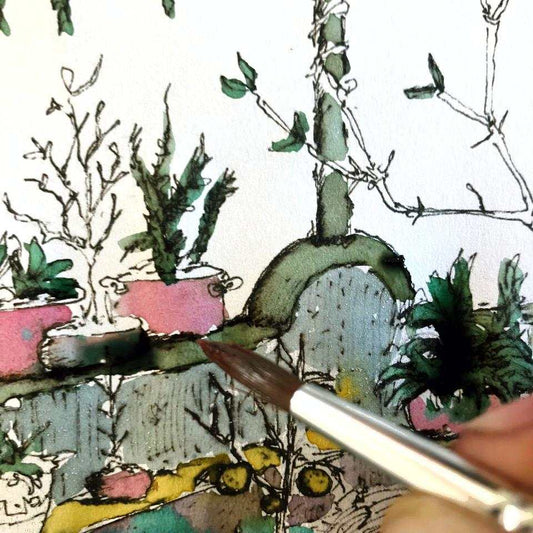 Malvorlagen für natürliche Pflanzenfarben