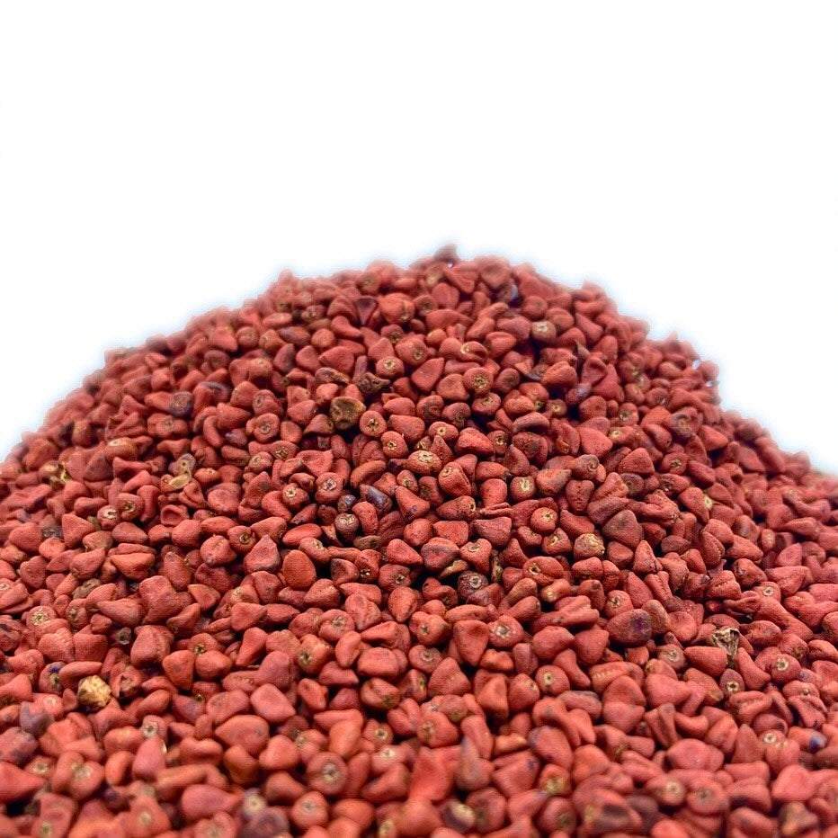 Annatto Samen – getrocknete rote Bixinsamen von Bixa orellana
