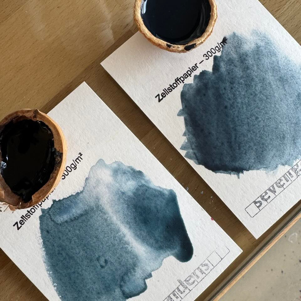 Aquarellfarbe aus Rotkohl - Hergestellt im sevengardens Workshop Rotkohl 2.0