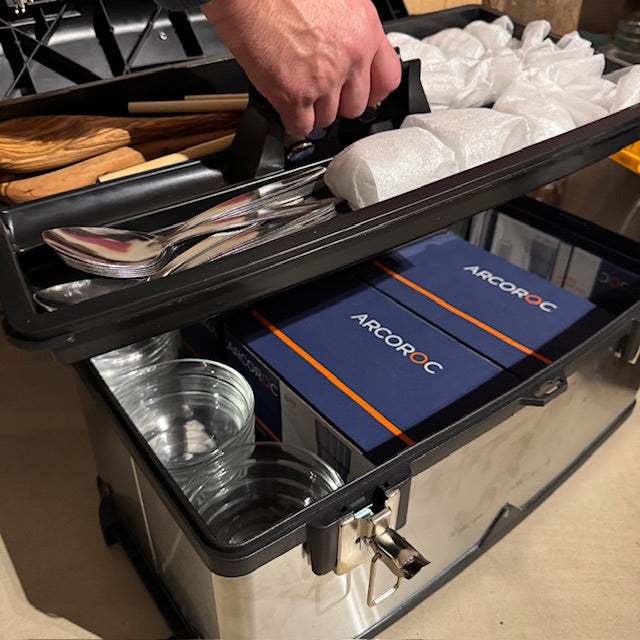 Färberkoffer Innenausstattung oberes Fach Schüsseln & Gläser - Bild 1