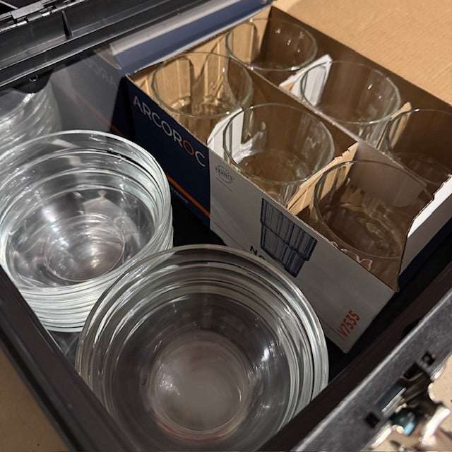 Färberkoffer Innenausstattung oberes Fach Schüsseln & Gläser - Bild 2