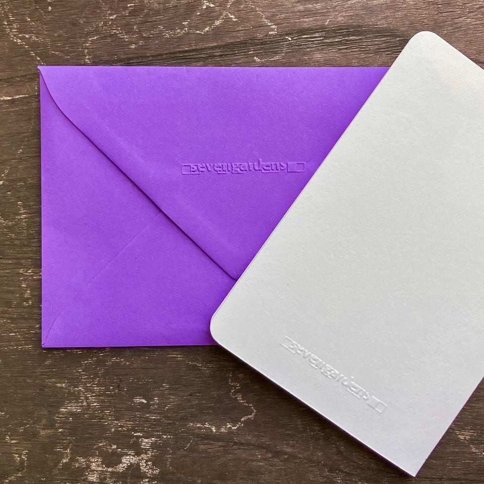 HEMPA Hanfpapier Karten A6 mit Briefumschlag Flieder