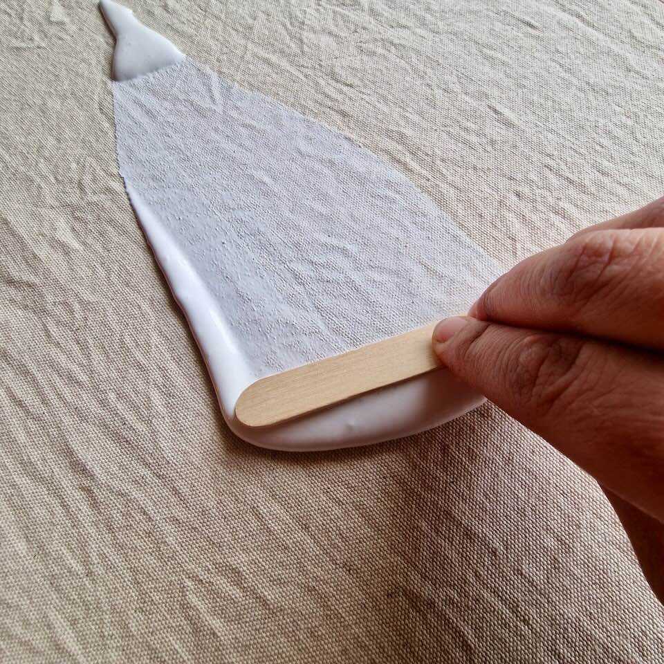 Grundierungsset auf Leinentuch