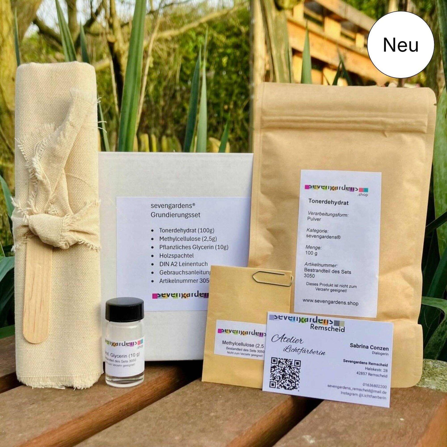 Grundierungsset für Pflanzenfarben – Neu im Shop | Natürliche Textilgrundierung