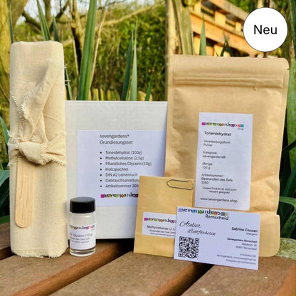 Grundierungsset für Pflanzenfarben – Neu im Shop | Natürliche Textilgrundierung