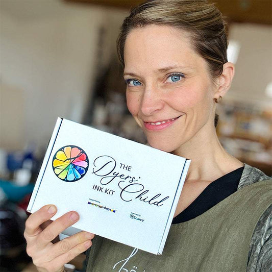 Jessica Färberkind mit dem The Dyers' Child® INK KIT
