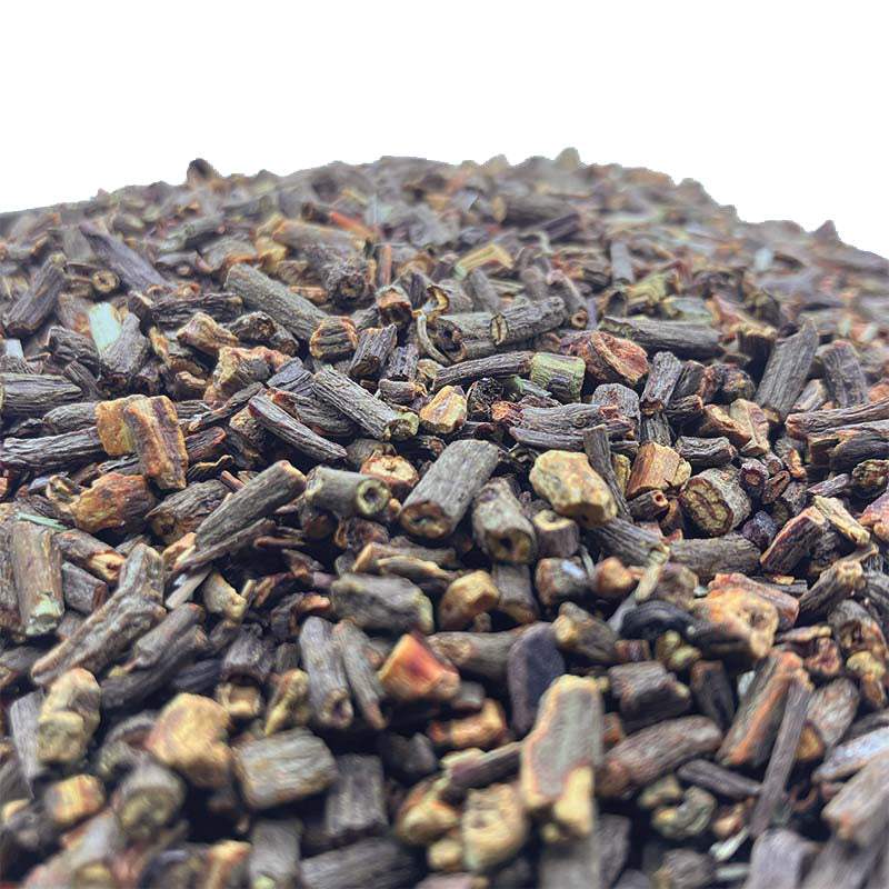 Krapp jahrhundertealter roter Farbstoff aus dem Mittelalter