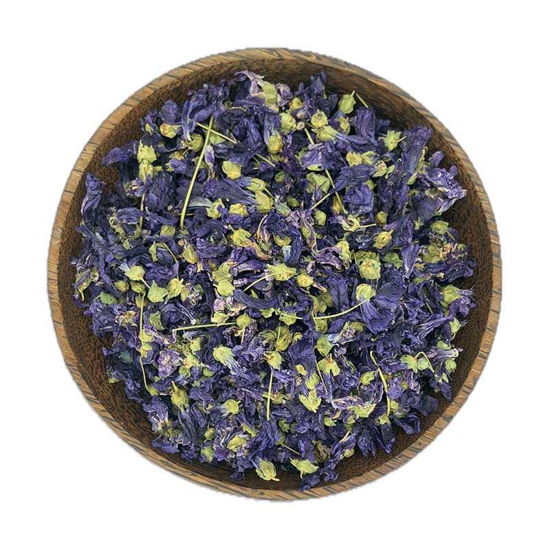 Malve blau mit Anthocyanen für sanfte Pastell-Pflanzenfarben