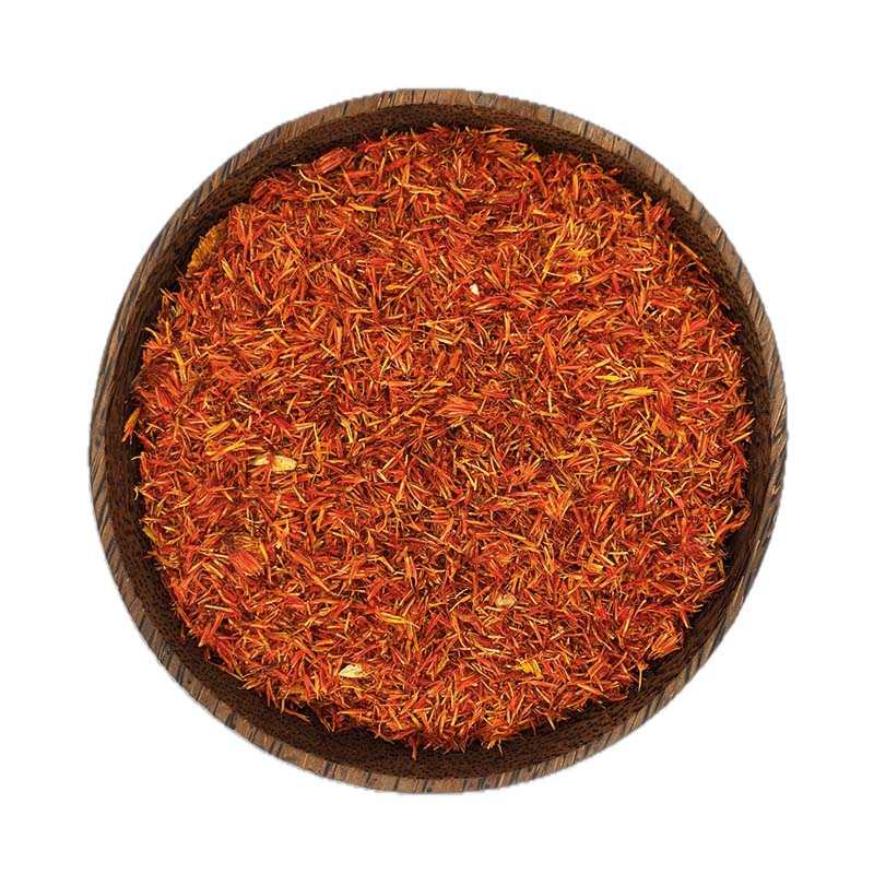 Saflor Färberdistel mit Carthamin für rosa und gelbe Pflanzenfarben