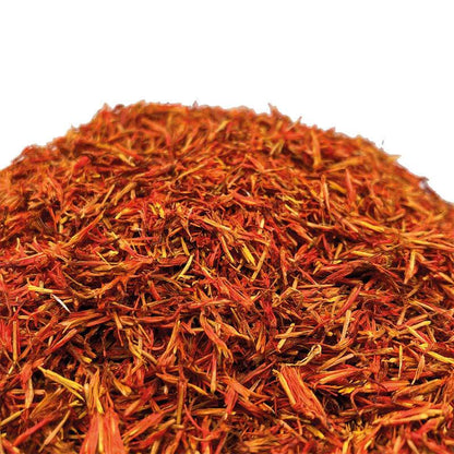 Saflor historische Färbepflanze für rote und gelbe Farbstoffe