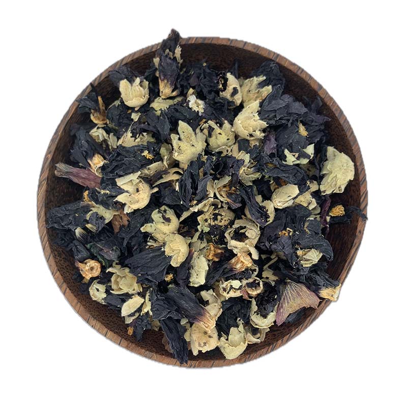 Schwarze Stockrose mit Anthocyanen für violette Pflanzenfarben