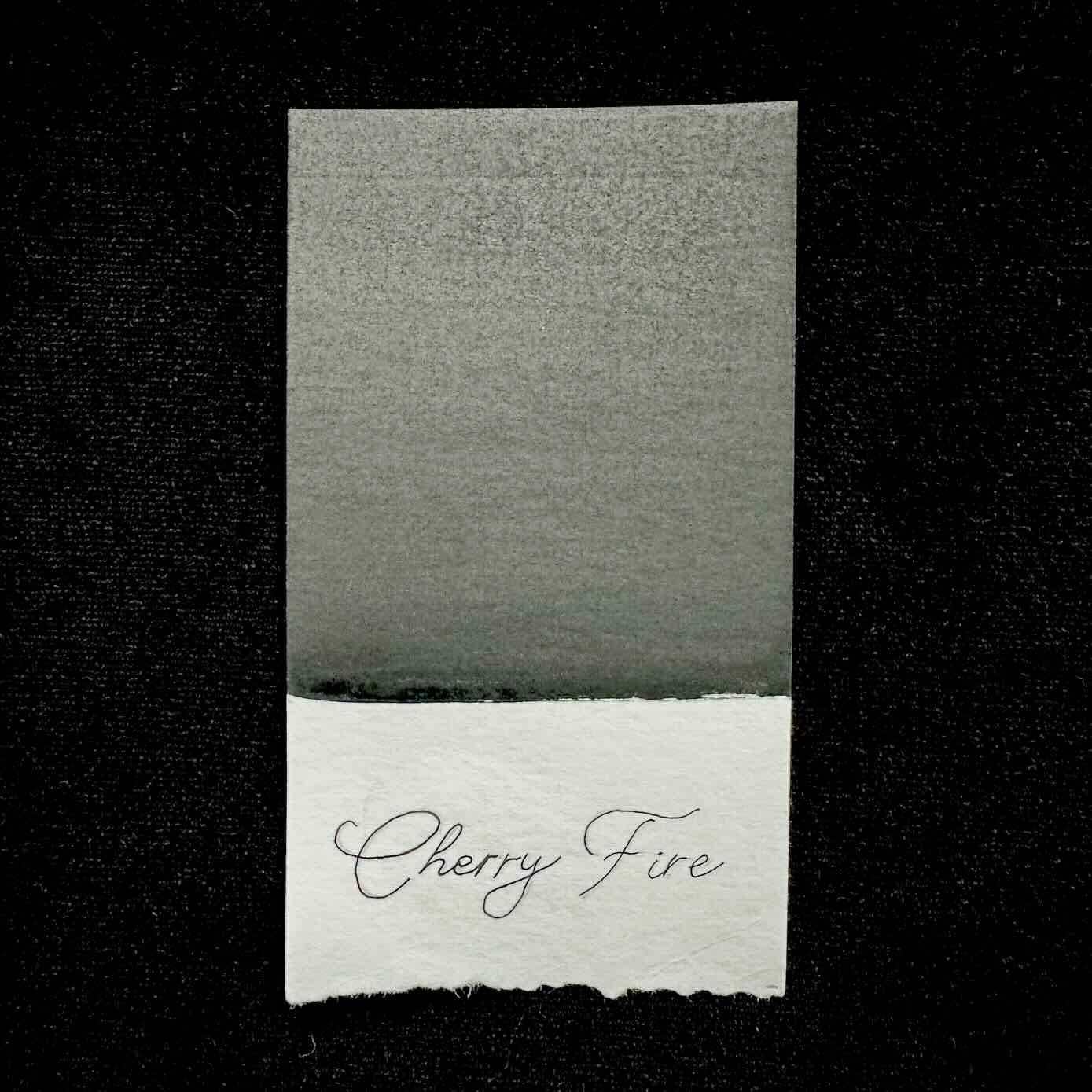 Cherry Fire Farbtest - Teststreifen der natürlichen Kirschkern-Tinte