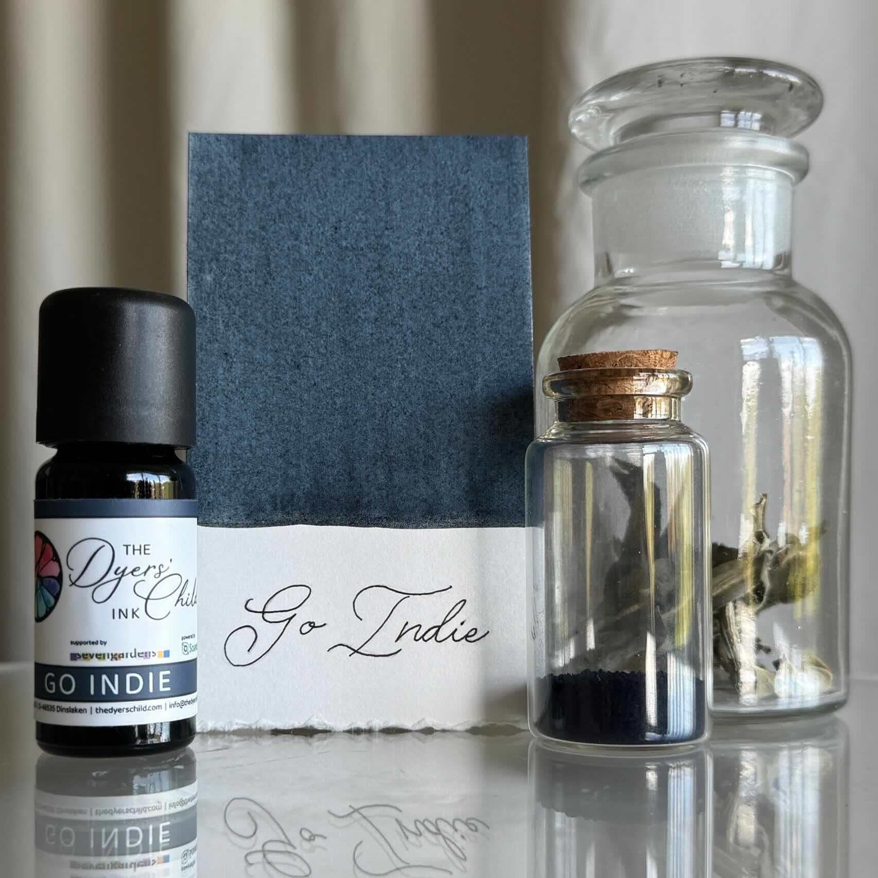 Go Indie - The Dyers' Child INK aus Indigo in 10ml Fläschchen