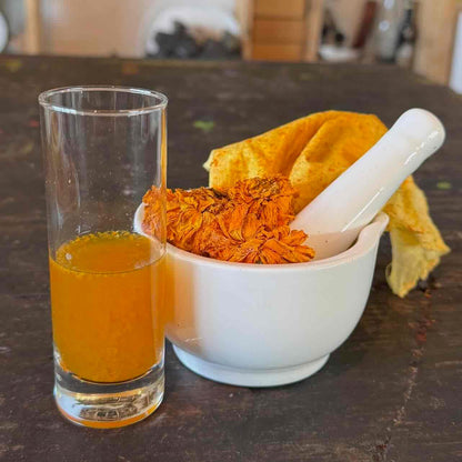 Tagetes kalt gemörsert