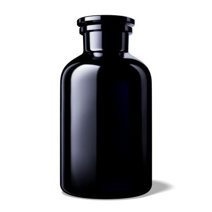 MIRON Apothekerglas Libra 2000ml Violettglas mit Glasstopfen