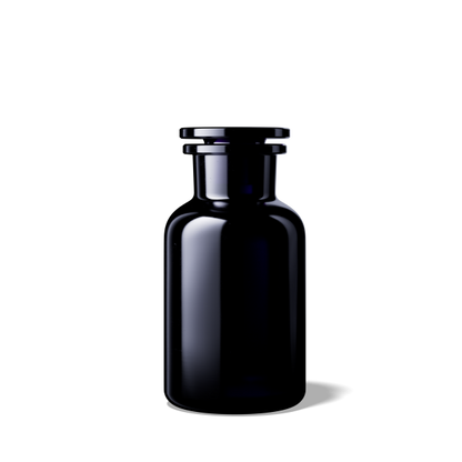 MIRON Apothekerglas Libra 250ml Violettglas mit Glasstopfen