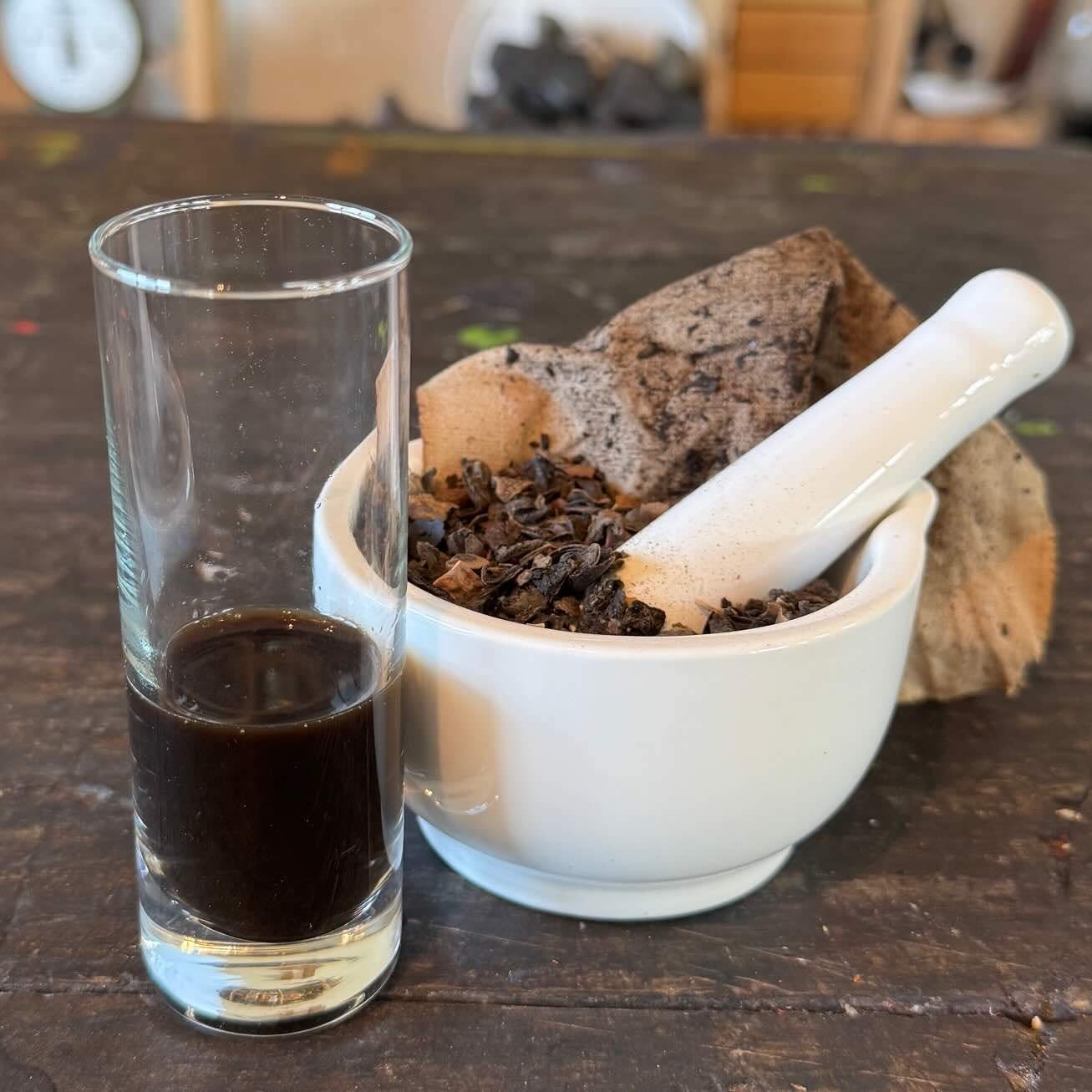 Walnussschalen kalt gemörsert